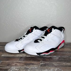 Air Jordan 6 Low 'White Infrared' Men’s Sz 15